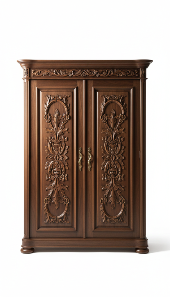 Luxury Handmade Solid Wood Wardrobe