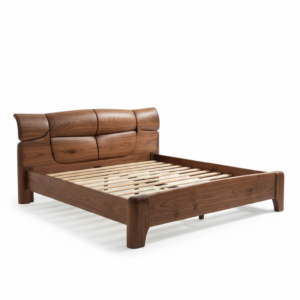 Luxury Solid Walnut King Size Bed Frame