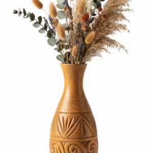 Handmade Decorative Wooden Vase