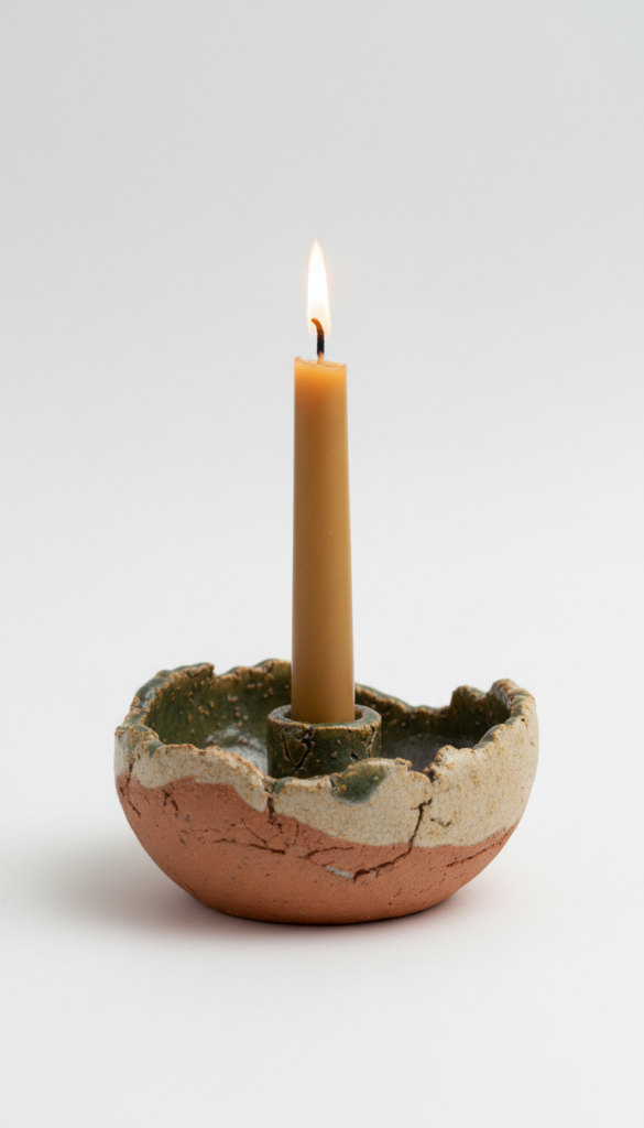 Handmade Ceramic Candle Holder