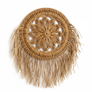 Handmade Woven Rattan Wall Decor