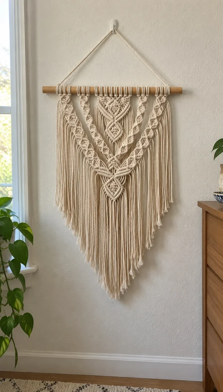 Cotton Macramé Wall Hanging