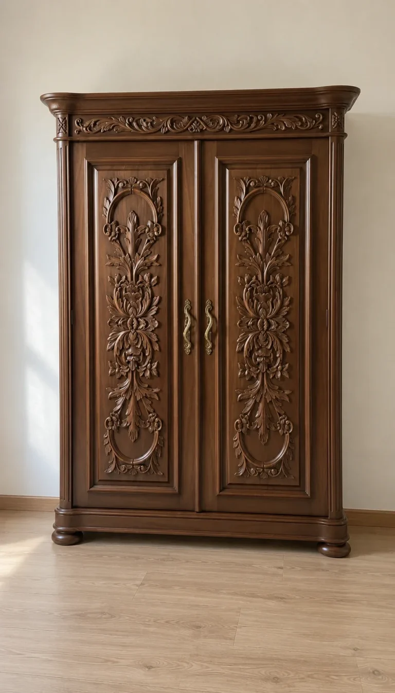 Solid Wood Wardrobe